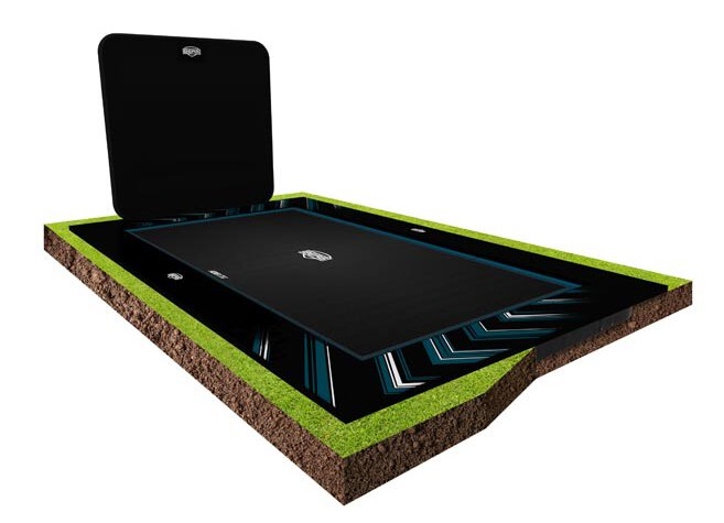 BERG Ultim Elite FlatGround 500 GREY + AeroWall 2x2 GREY