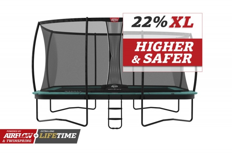 BERG Ultim Champion Regular 410 GREEN + Safety Net DLX XL