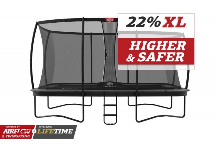 BERG Ultim Champion Regular 410 GREY + Safety Net DLX XL