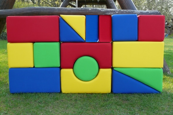 Molitanová stavebnice 16 ks (20cm) BAVLNA