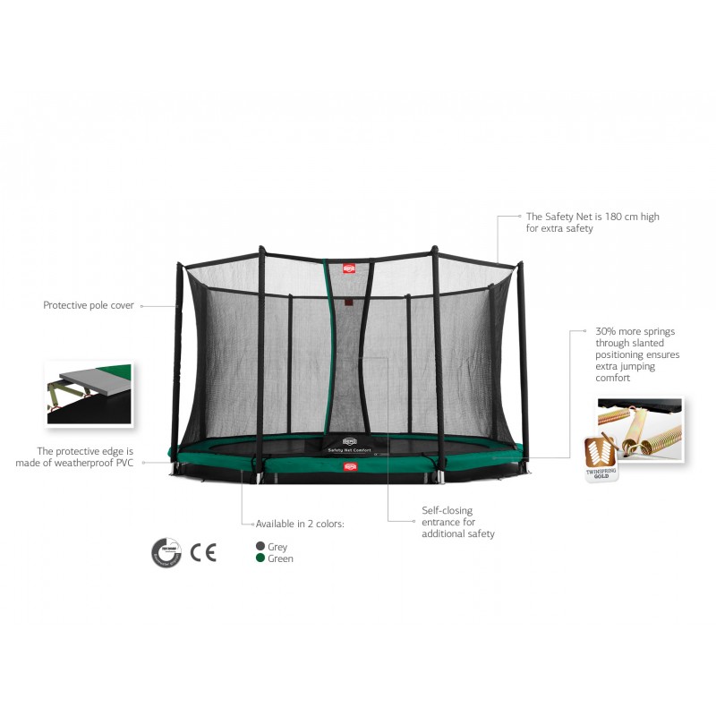 BERG InGround Champion GREEN 430 cm + síť